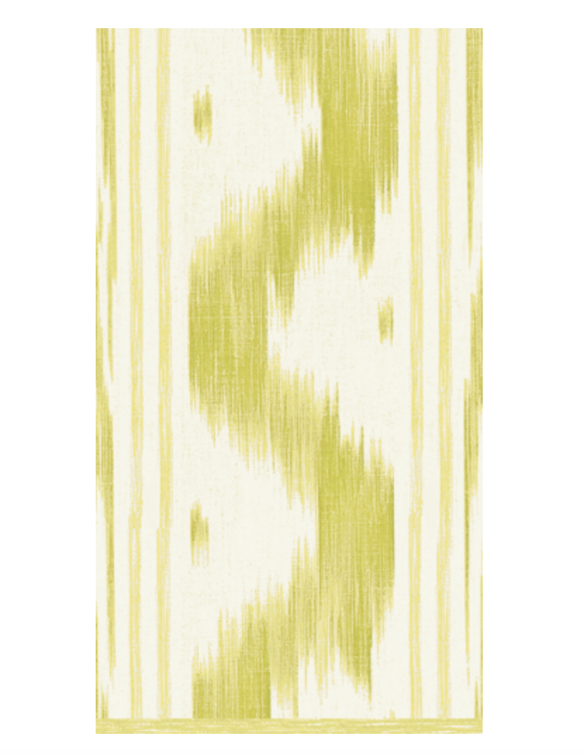Toile De Nantes Yellow Paper Linen Guest Towels