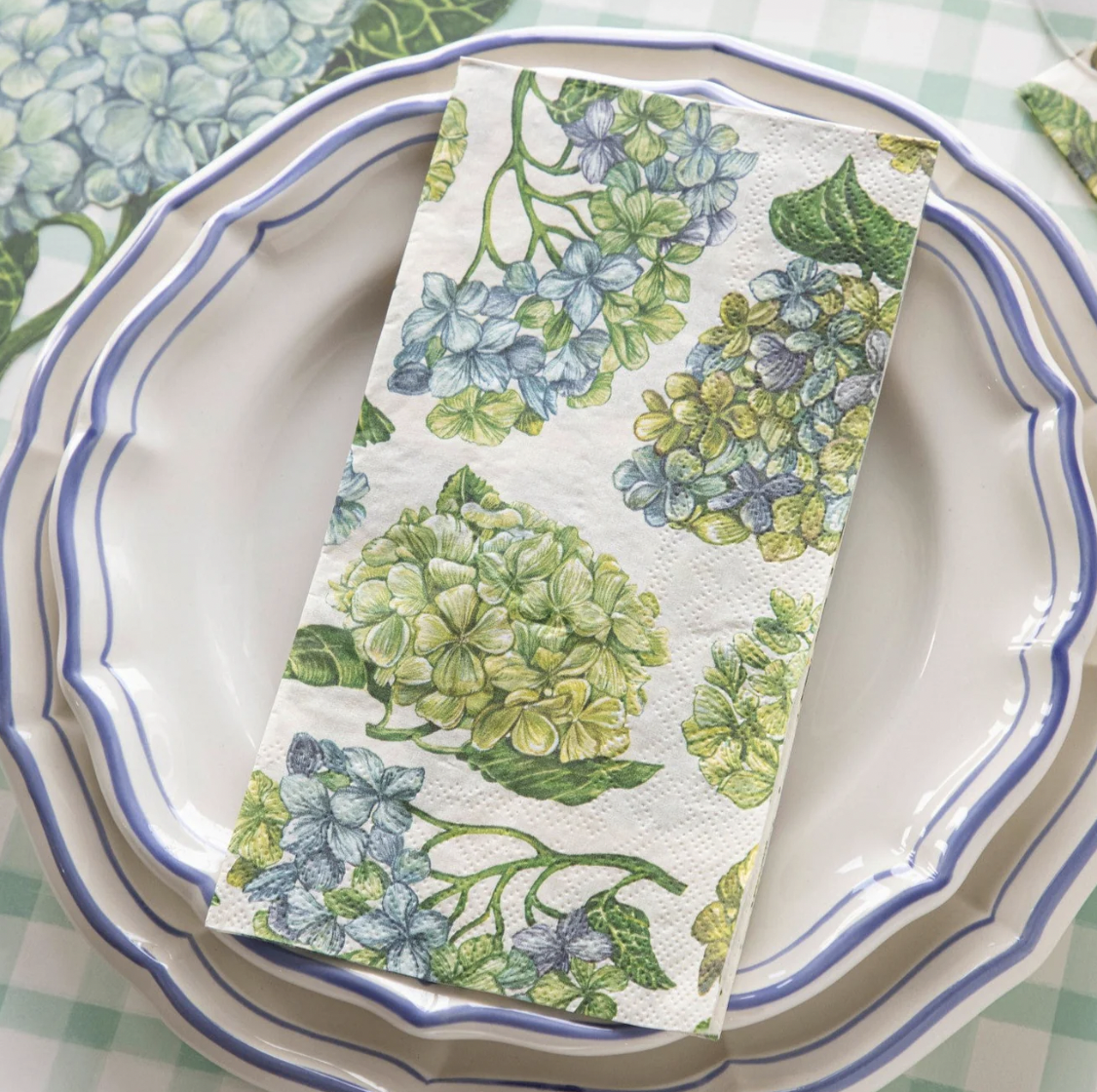 Hydrangea Guest Napkins