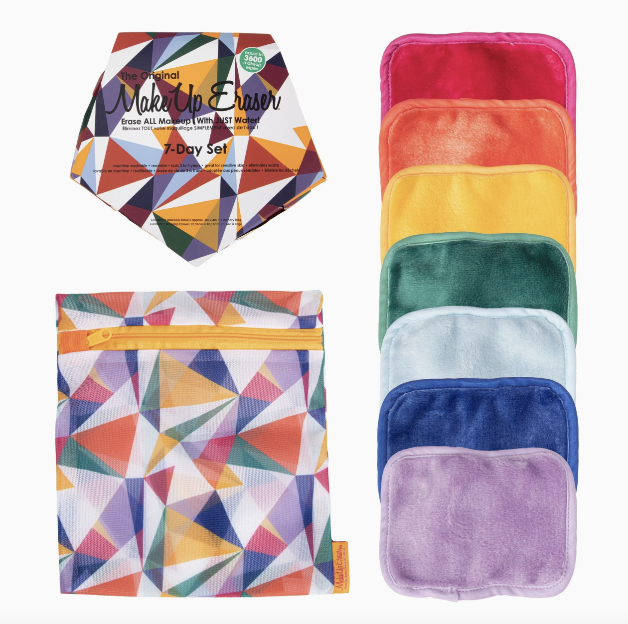 Geometric 7-Day Set | MakeUp Eraser Set