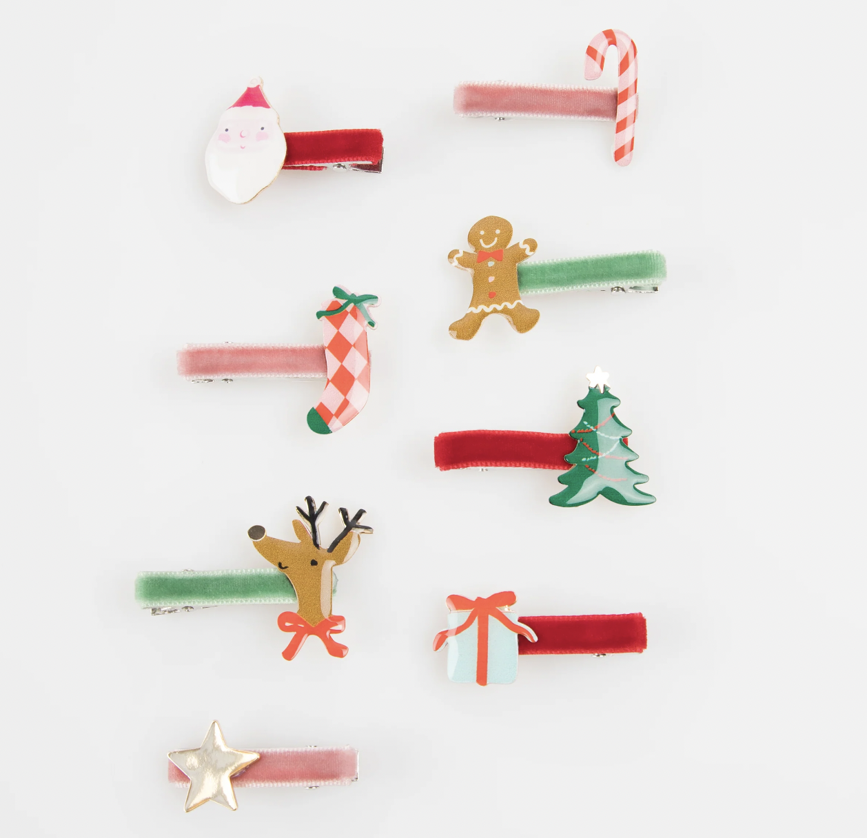 Jolly Christmas Hair Clips