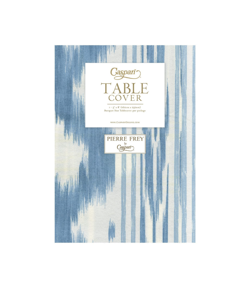 Toile De Nantes Blue-Paper Linen Print Airlaid Tablecover