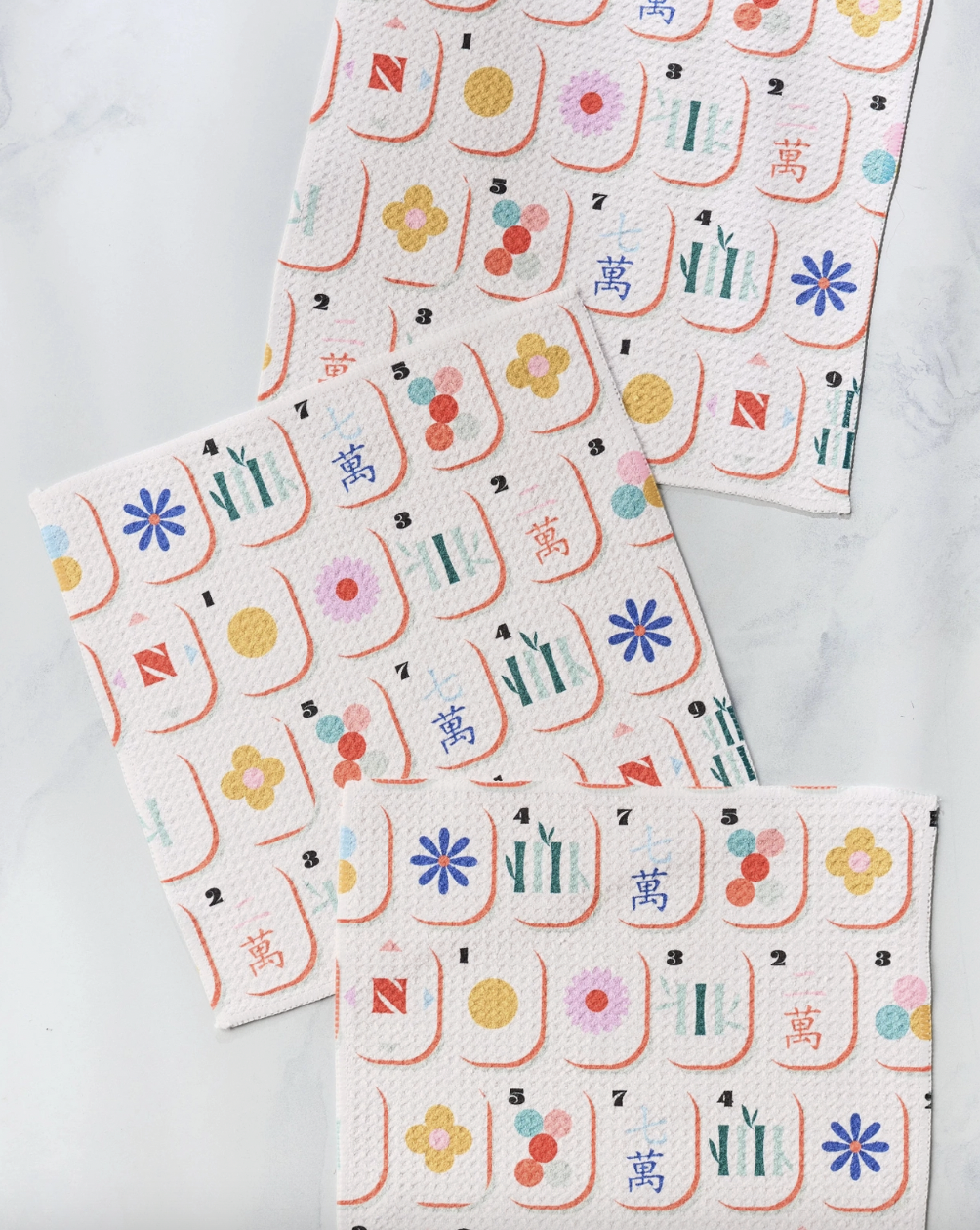 Tile Toss Dishcloth Set