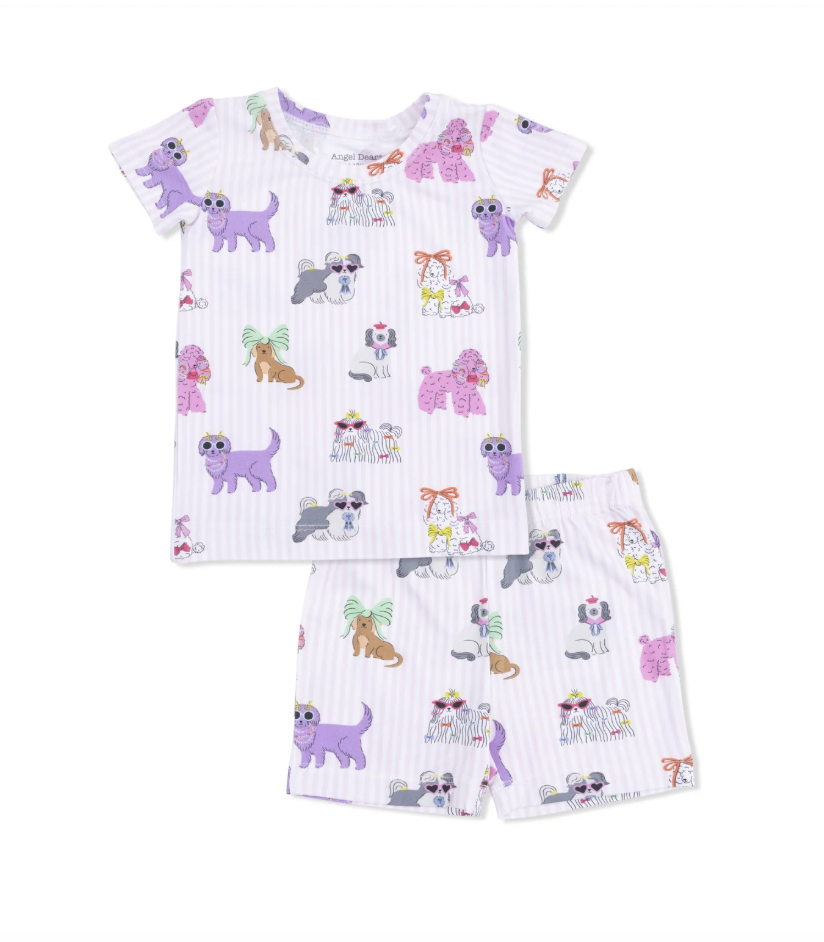 Fancy Dogs Pajama Short Set