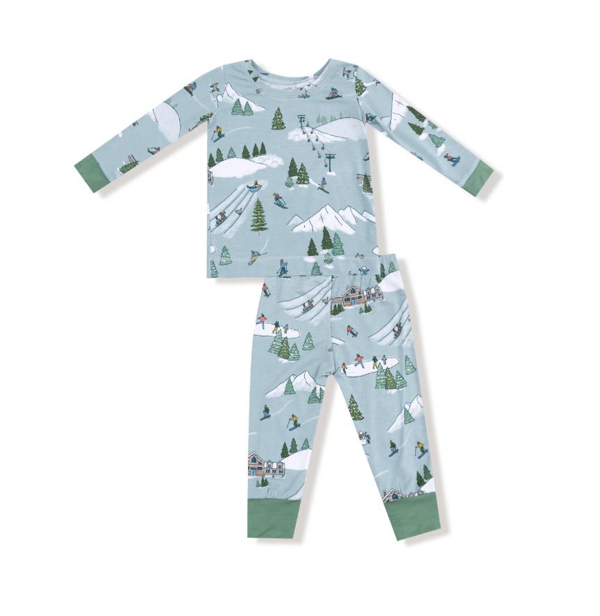 Winter Fun Skiers Pajamas