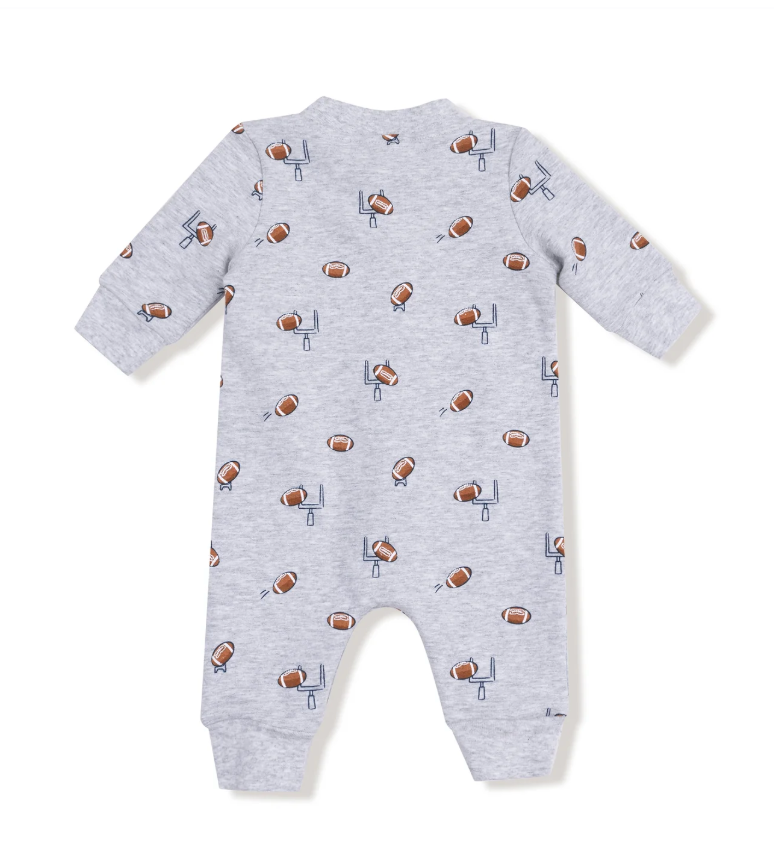 Field Goal Baseball Collar Romper