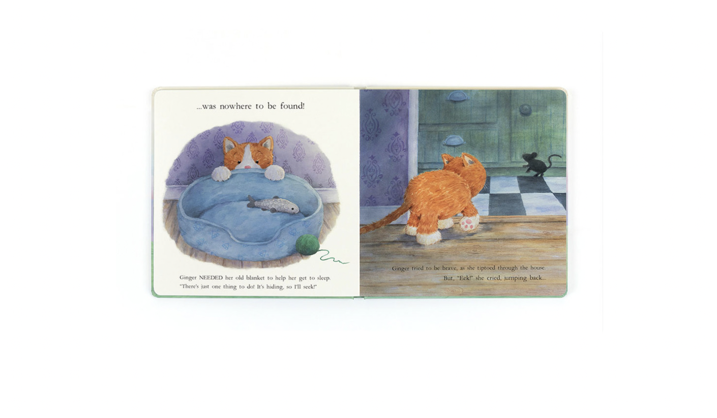 Ginger, the Courageous Kitten Book