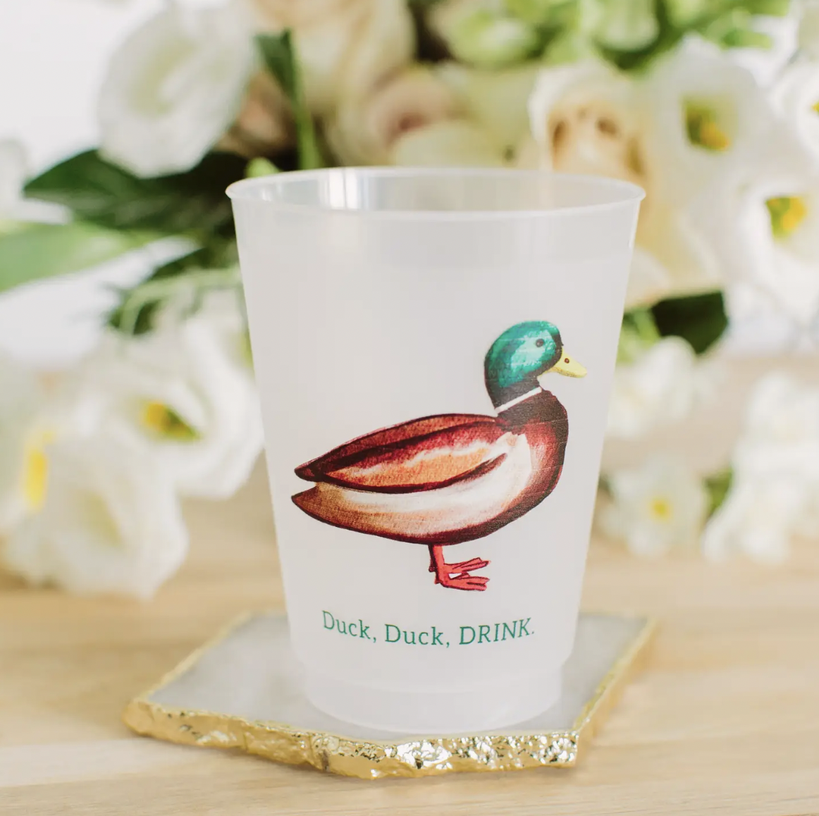 Duck Duck Drink Mallard Reusable Cups