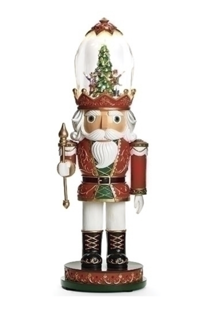 Lighted Musical Hat Scene Nutcracker with Rotation