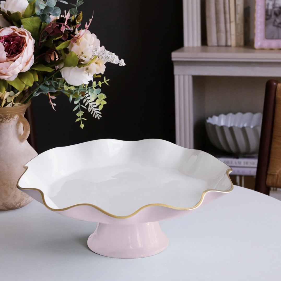 Camellia + White ENCANTO Carola Pedestal Cake Plate
