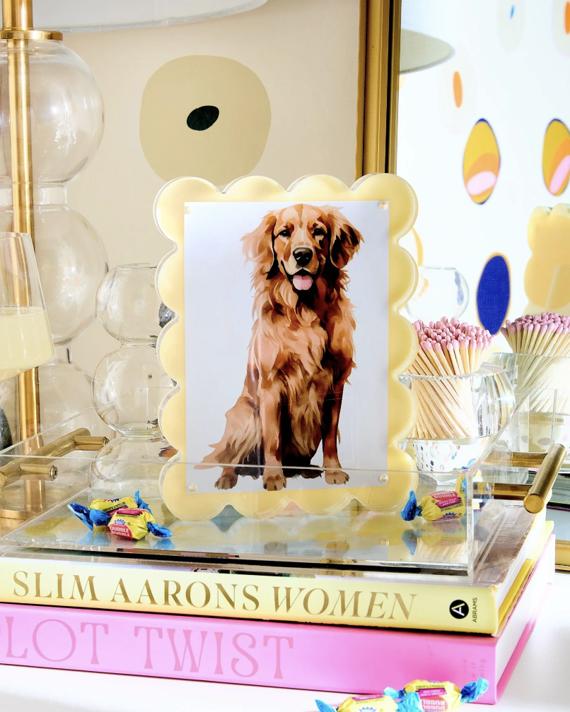 Butter Yellow Acrylic Frame