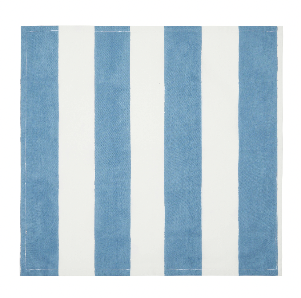 St. Tropez Blue Stripes Napkins - Set of 4