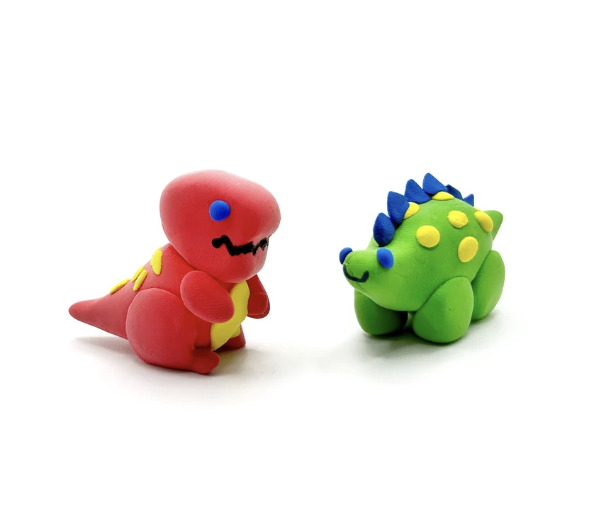 Creatibles Mini Air Dry Clay Kit - Dino BFFs - 2 Designs