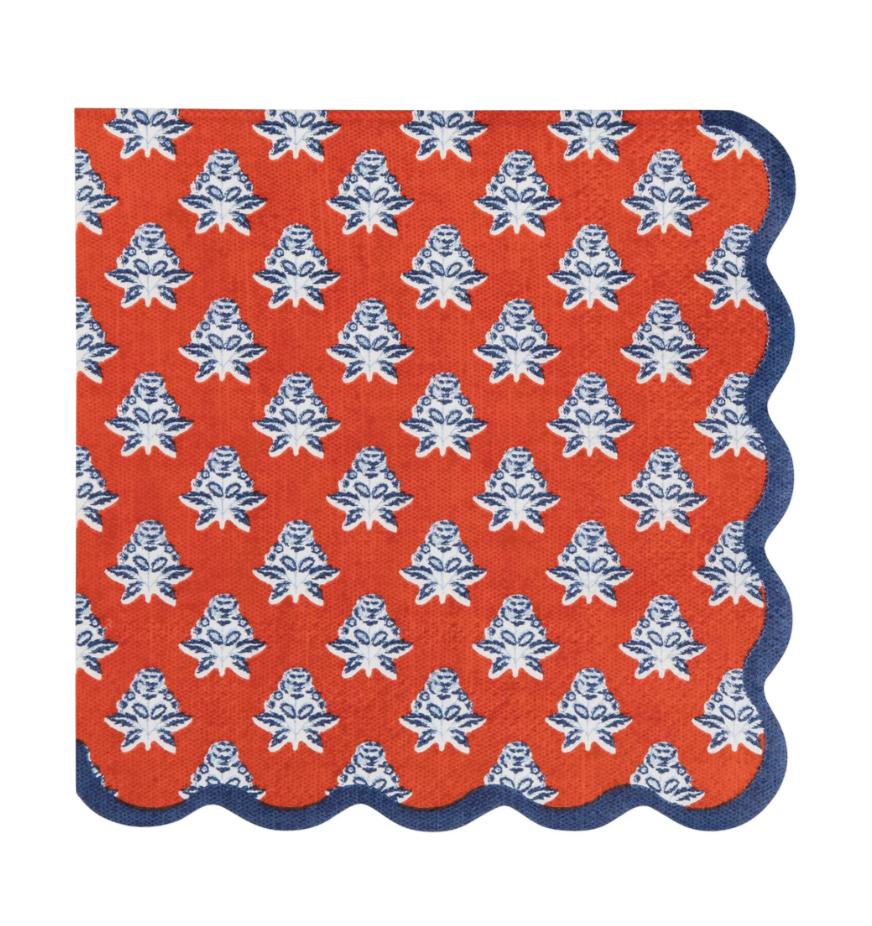 Floral Cocktail Napkins