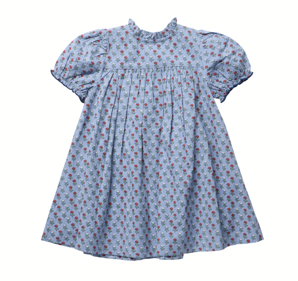 Light Blue Carnation Lucia Dress