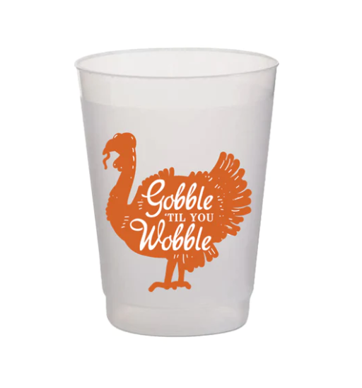 Gobble 'Til You Wobble Frost Flex Cup Stack