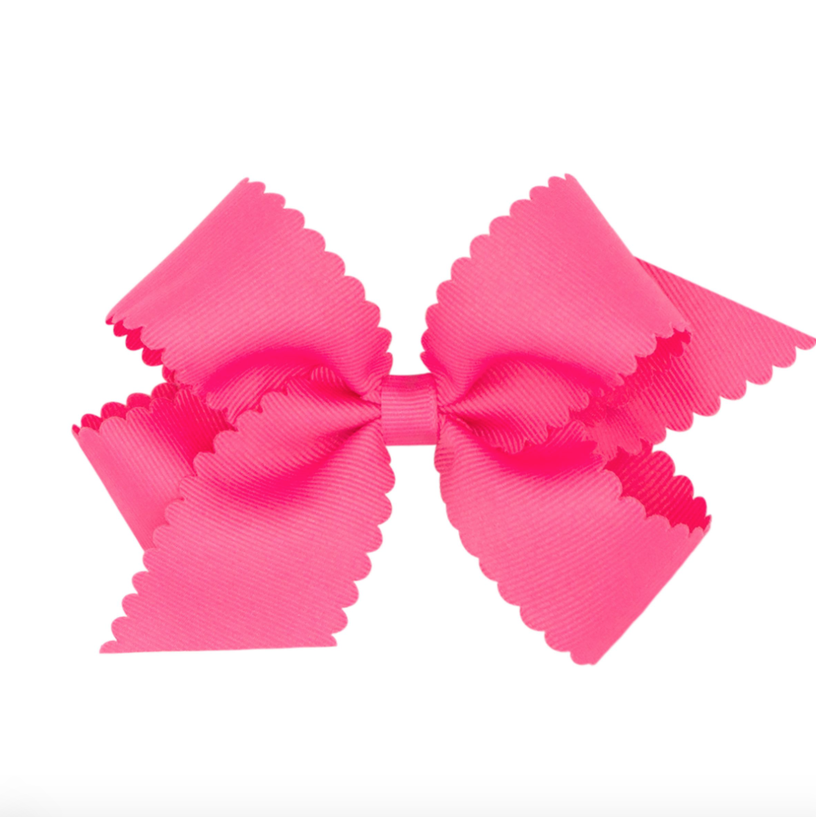 Medium Scalloped Edge Grosgrain Bow