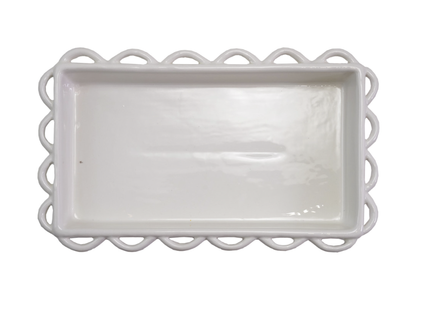 Decorative Scalloped Dish