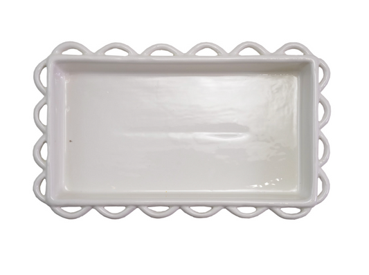 Decorative Scalloped Dish