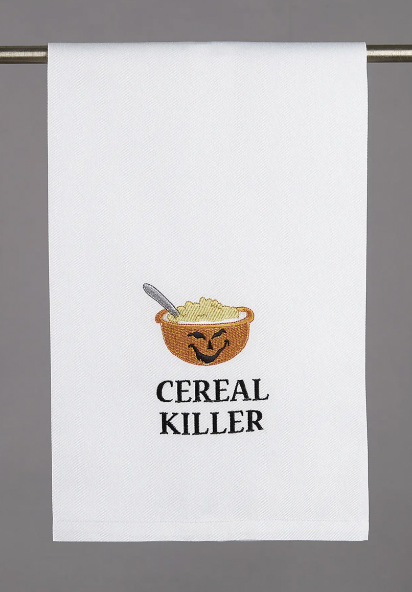 Cereal Killer Tea Towel