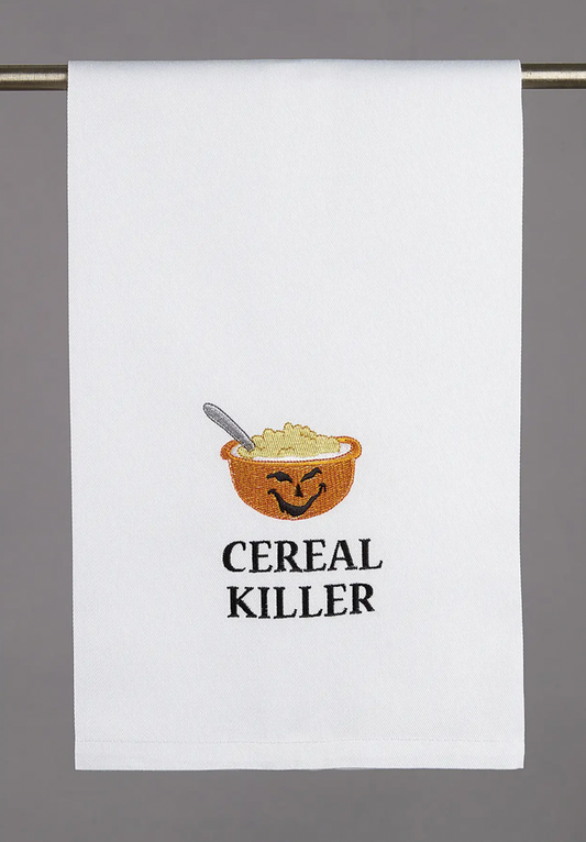 Cereal Killer Tea Towel