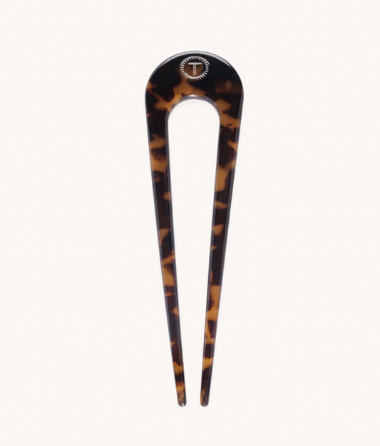 French Hair Pin in Tortoise