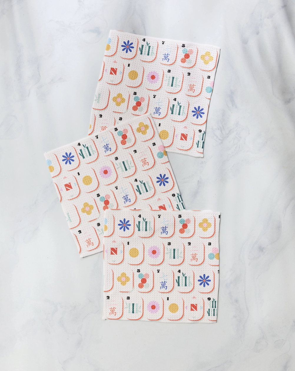 Tile Toss Dishcloth Set