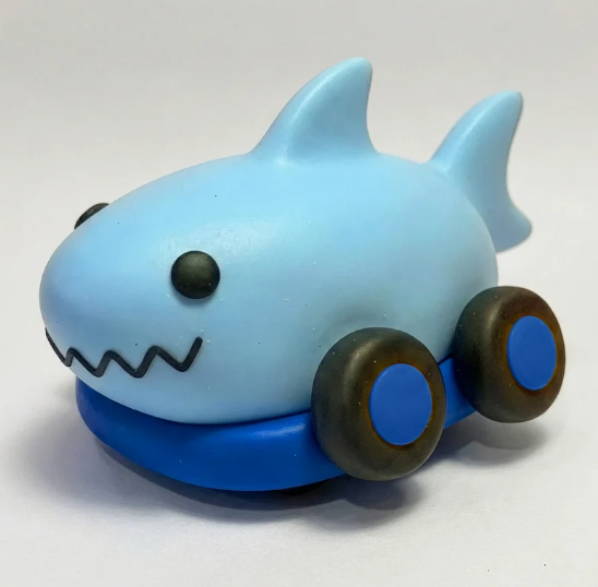 Creatibles Mini Air Dry Clay Car Kit - Speedy Shark