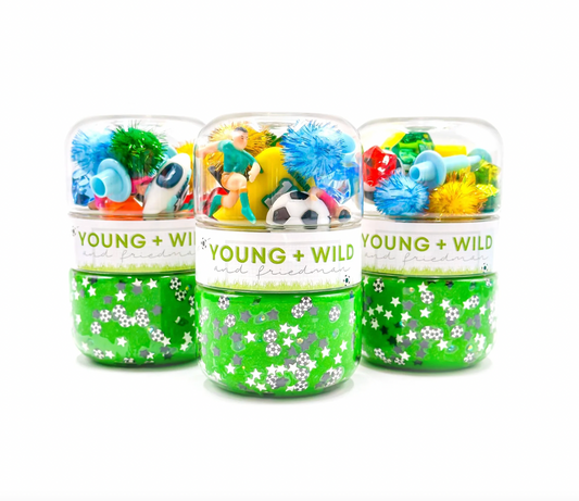 Soccer Grab and Go Sensory Dough
