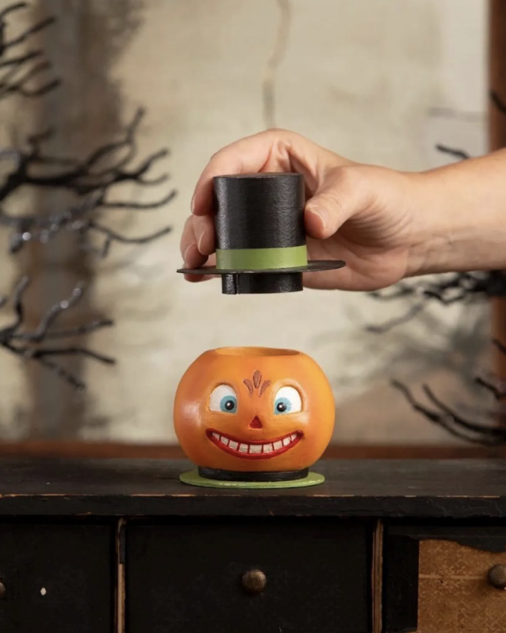 Smiling Pumpkin Container