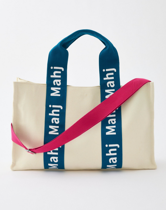 Teal Mahj it all Bag