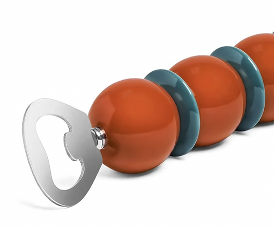 Orange & Chambray Bobbin Bottle Opener