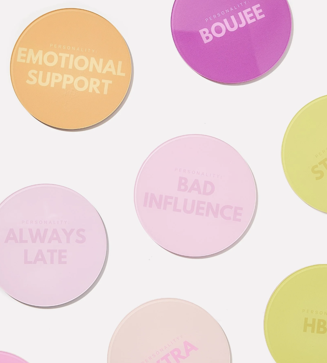 Party Personality Coasters | Set of 10