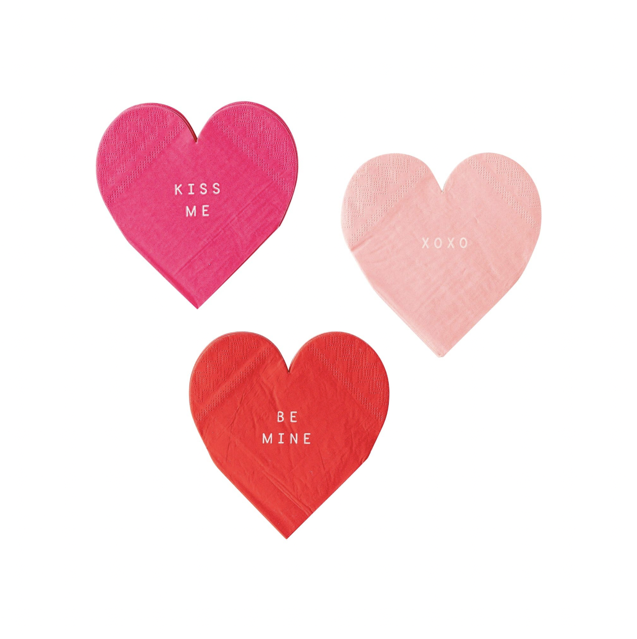 Heart Shaped Napkins