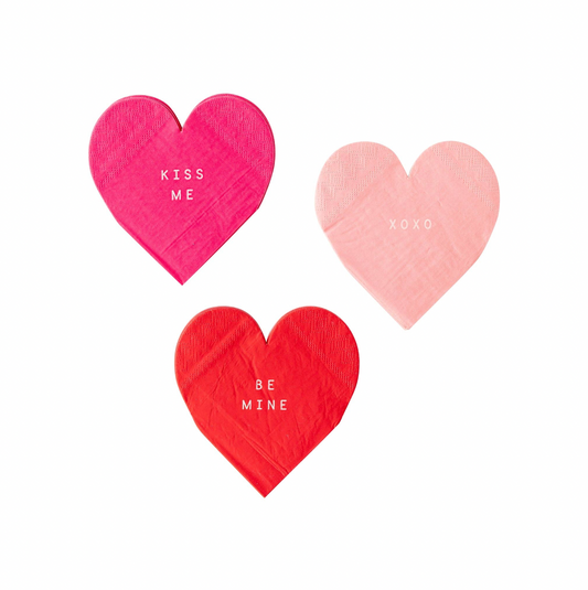 Heart Shaped Napkins