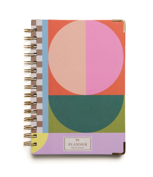Geo Check Undated 13 Month Perpetual Planner