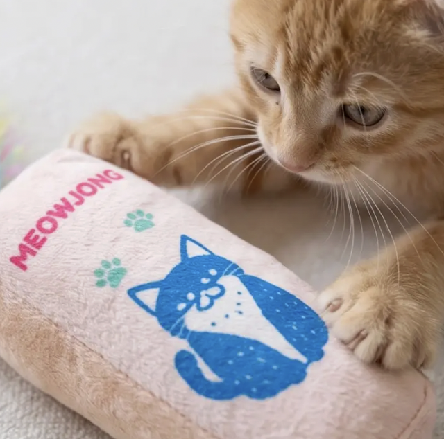 Meowjong Tiles Cat Toy