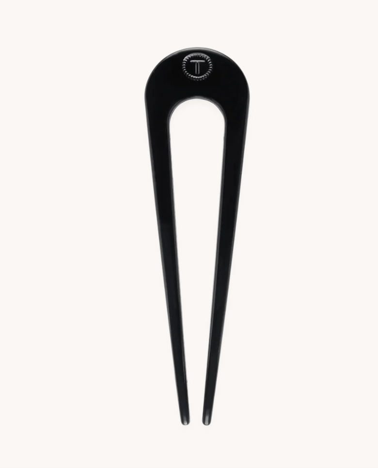 French Hair Pin in Jet Black