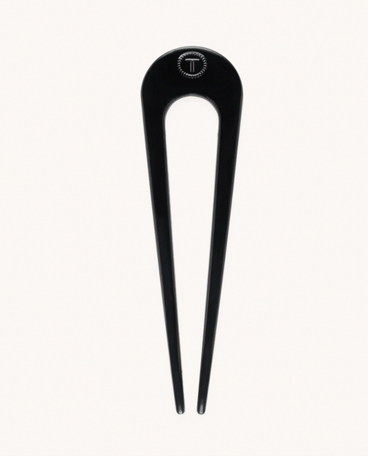 French Hair Pin in Jet Black