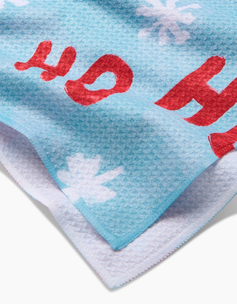 Merry Santa Tea Towel