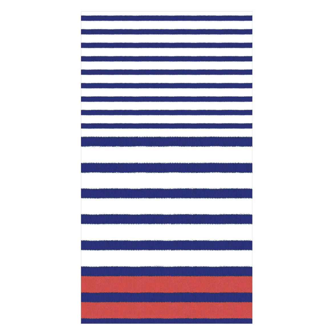 Red, White & Blue Striped Guest Napkin