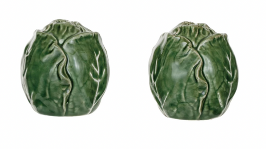 Cabbage Salt & Pepper Shakers