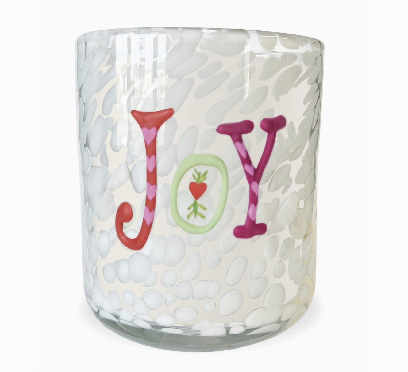 JOY Champagne Toast Candle