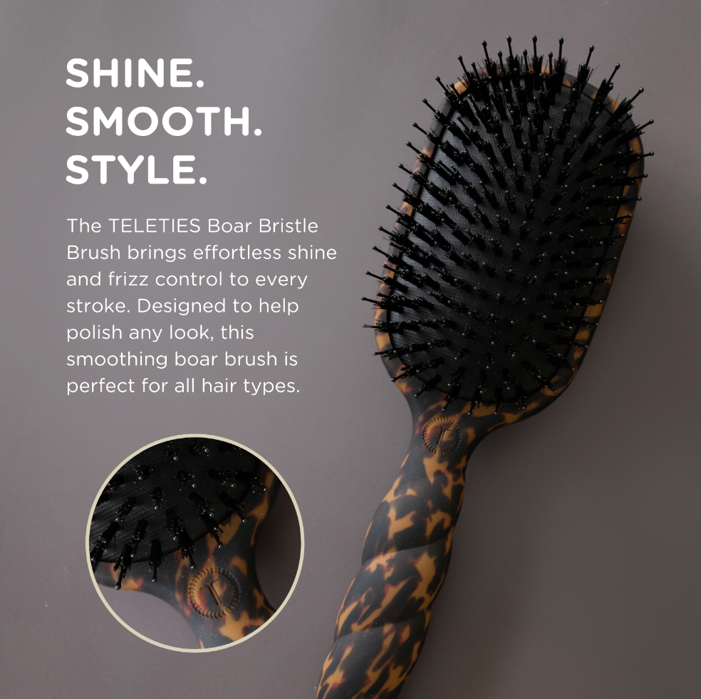 Boar Brush | Full Size | Tortoise