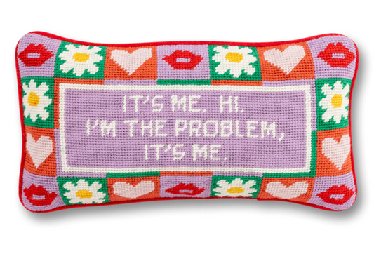 It's Me Needlepoint Pillow