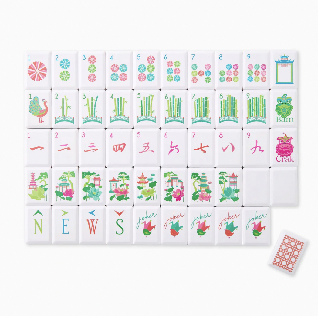 Sunburst Debutante Mahjong Tile Set