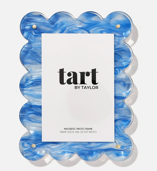 Blue Marble Acrylic Picture Frame