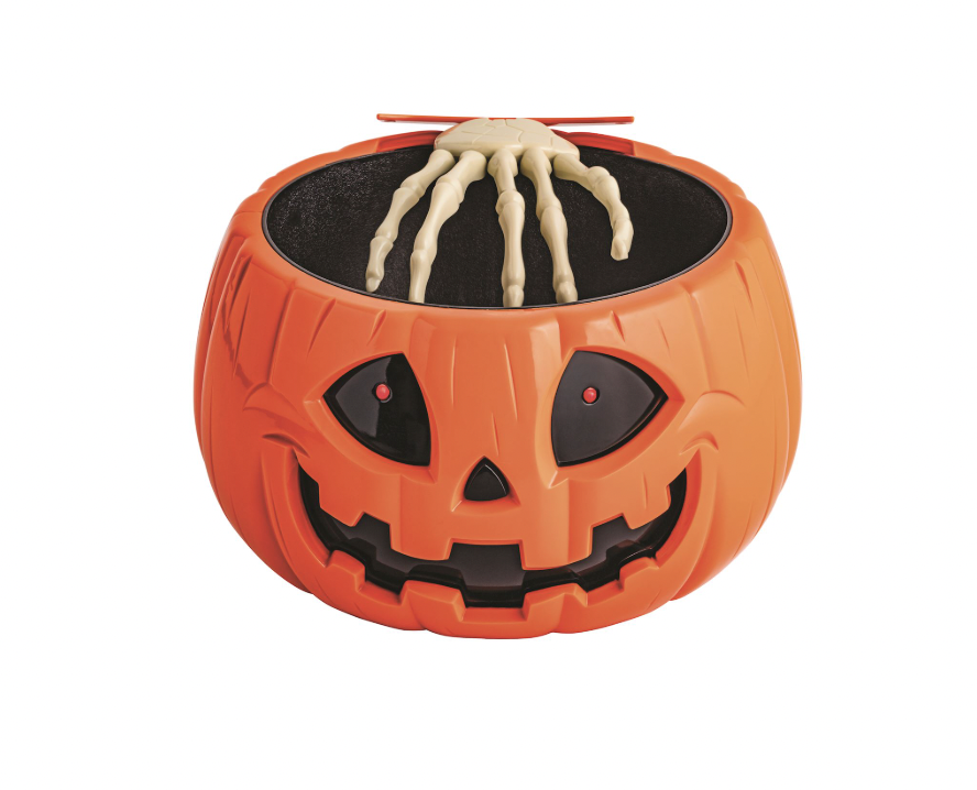 Animated Jack-O-Lantern Candy Bowl