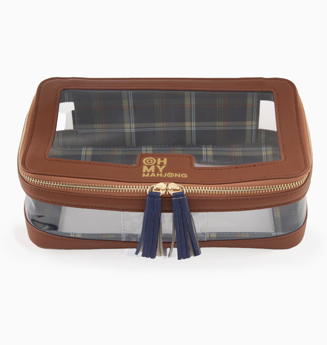 Cognac Tile Storage Bag