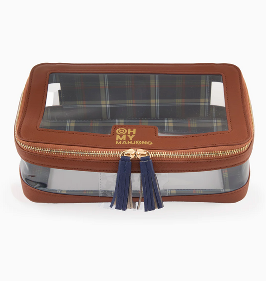 Cognac Tile Storage Bag
