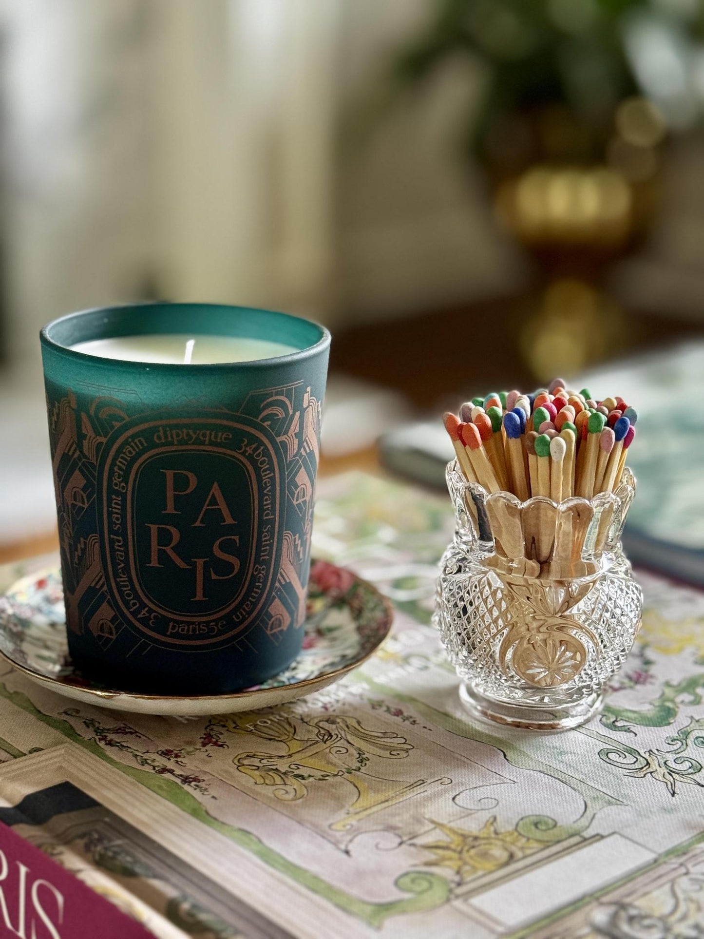 Early American Pattern Glass Toothpick Holder